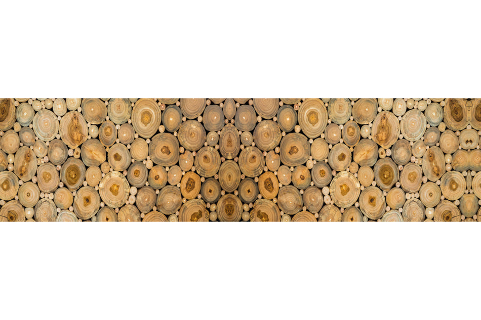 Badrückwand Holzoptik