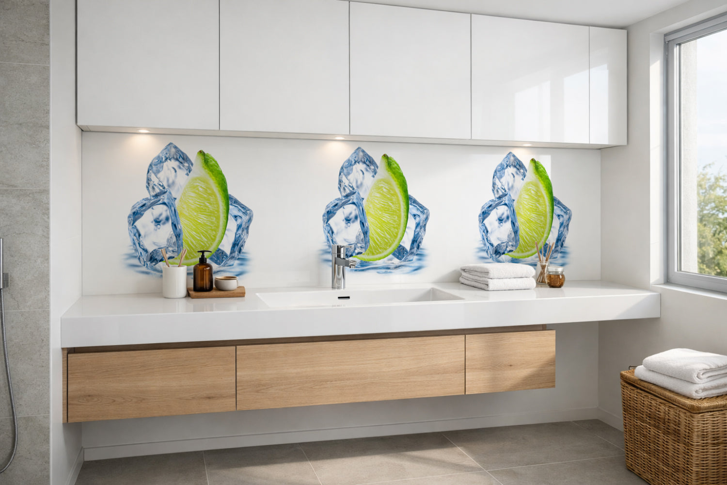 Waschbeckenrückwand